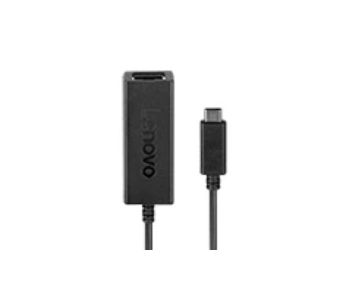 Lenovo GX90S91832 USB-C to Ethernet Adapter - Black - Zoom Image