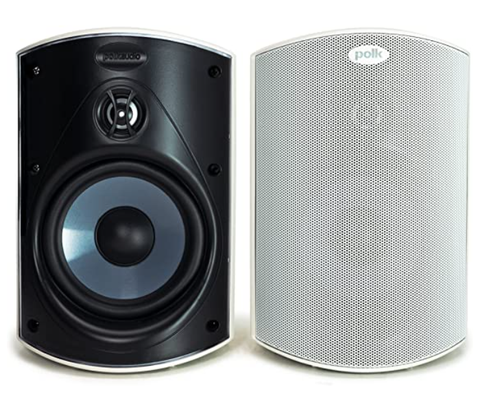 Polk Atrium 6 Audio Outdoor Speakers - Black - Zoom Image 1