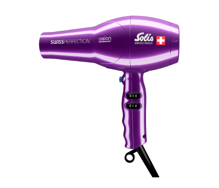 Solis 440 Type 2300 Watts Swiss Perfection Plus Hair Dryer - Violet - Zoom Image 1