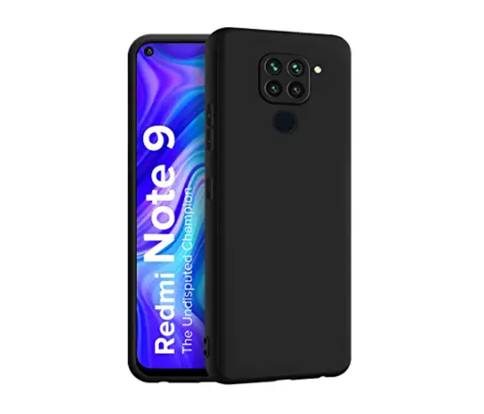 Shockproof Back Cover for Redmi Note 9 - Black - Zoom Image 1