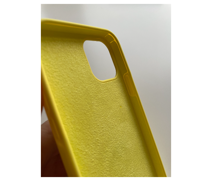 Liquid Silicone Yellow Case Magnet Grip Stand Mobile Case For iPhone 11 Pro Max - Yellow - Zoom Image 7