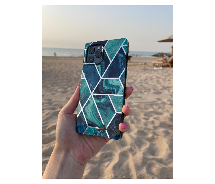 Protective Case Art Print Ocean Marble Mobile Case For iPhone 13 Pro Max - Blue - Zoom Image 4