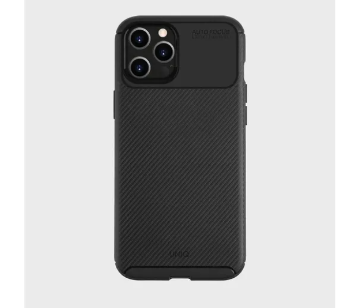 Uniq Hybrid Iphone 12 Pro Max Hexa Mobile Covers - Midnight Black - Zoom Image 1