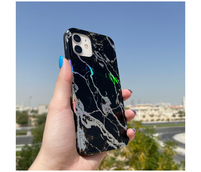 Black Marble Case Gradient Design Mobile Cases For iPhone 13 Pro - Black - Zoom Image 3