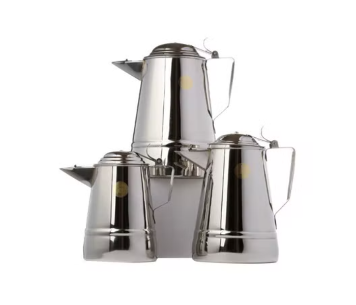 Maxima 3-Piece 10cm Teapot Pill Kit - Silver - Zoom Image