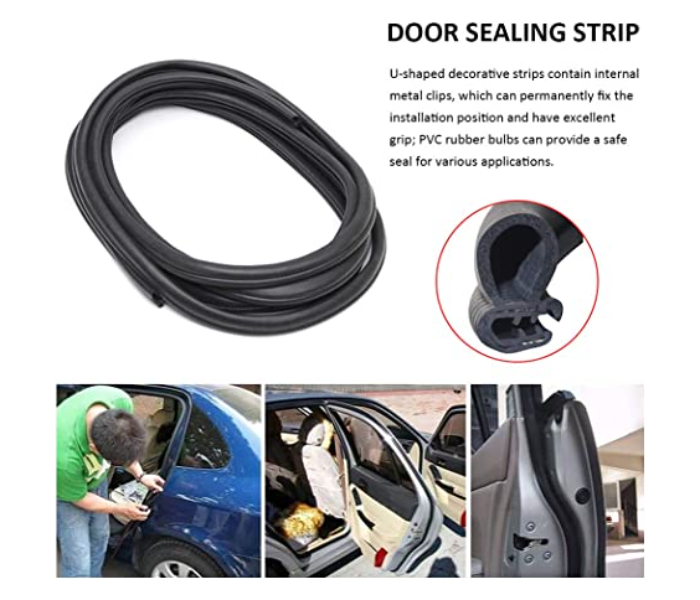 Automotive Door Rubber Seal Trim Seal Strip with Side Bulb - Zoom Image 3