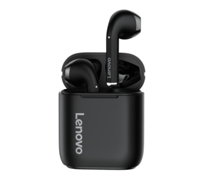 Lenovo LP2 TWS Wireless Earphone Bluetooth Charging Box Headphone With Mic - Black - Zoom Image