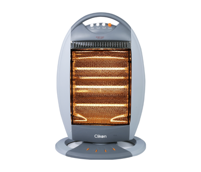 Clikon CK4232 1200 Watts Halogen Heater - Grey - Zoom Image