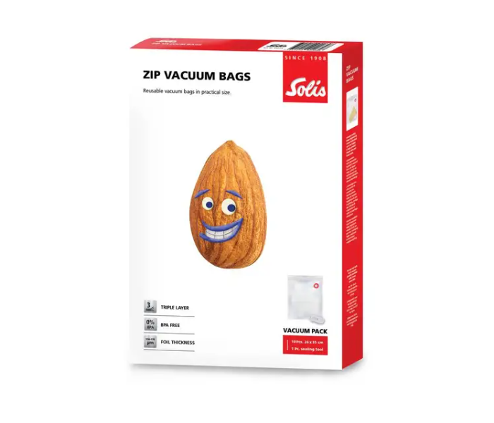 Solis 26 x 35 cm 10 Pieces Zip Vacuum Bags - Zoom Image 4