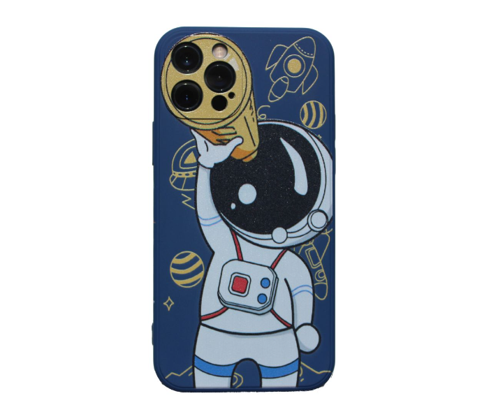 Blue Case Art Print Austronaut Mobile Case For iPhone 11 Pro - Blue - Zoom Image 1