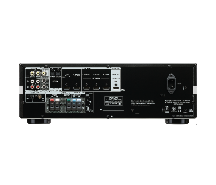 Denon AVR-X550BT 130Watts AV Receiver - Black - Zoom Image 3