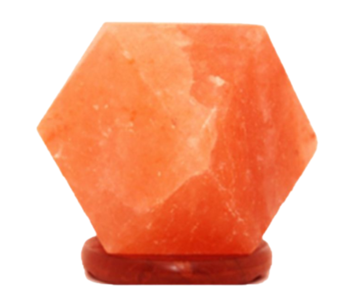 Techno Diamond Shaped Salt Lamp With Color Changing Led - Zoom Image 1