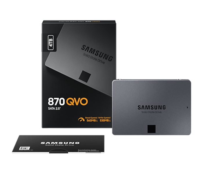 Samsung MZ-77Q4T0BW SSD 870 QVO SATA III 2.5 inch 4TB - Grey - Zoom Image 9