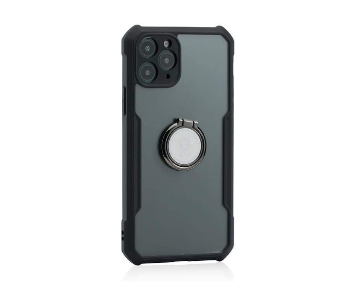 Green iPhone Stylishly Tough Shockproof Case With Ring for iPhone 11 Pro - Grey - Zoom Image 1