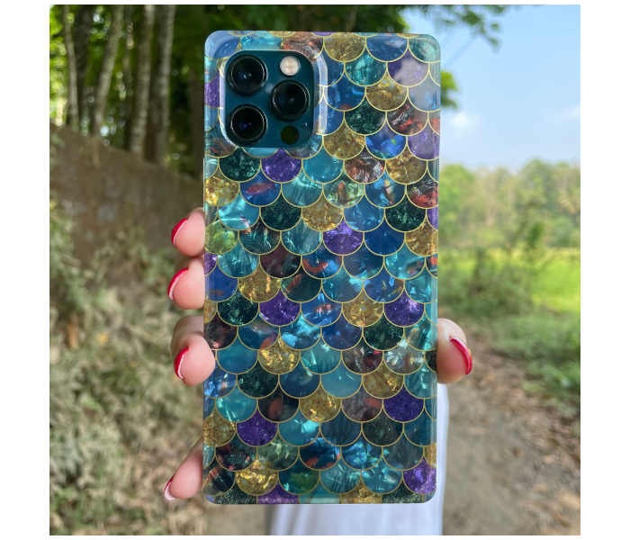 Protective Square Shape Case Art Print Fish Scale Mobile Cases For iPhone 11 Pro - Zoom Image 3