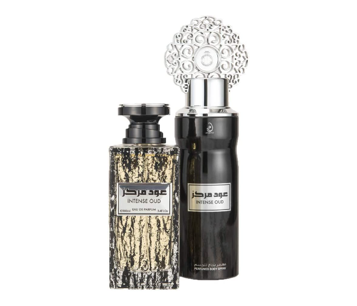 Arabiyat 100ml Intense Oud Eau De Parfum and 200ml Deodrant Spray Set - Zoom Image 1