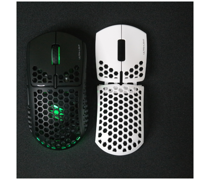 Craze C-HP-WMS-MR Hikari Pro and White and Mint Shell with RGB Built in Mousepad - White and Mint - Zoom Image 6