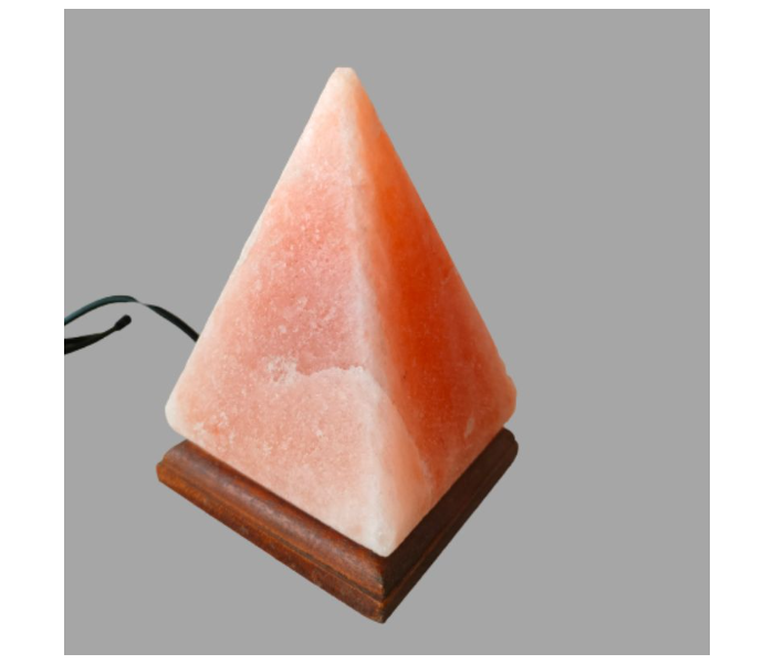 Techno Pyramid Shaped Salt Lamp With Usb Cable - Zoom Image 3