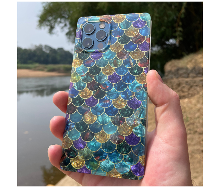 Protective Square Shape Case Art Print Fish Scale Mobile Cases For iPhone 11 Pro - Zoom Image 4