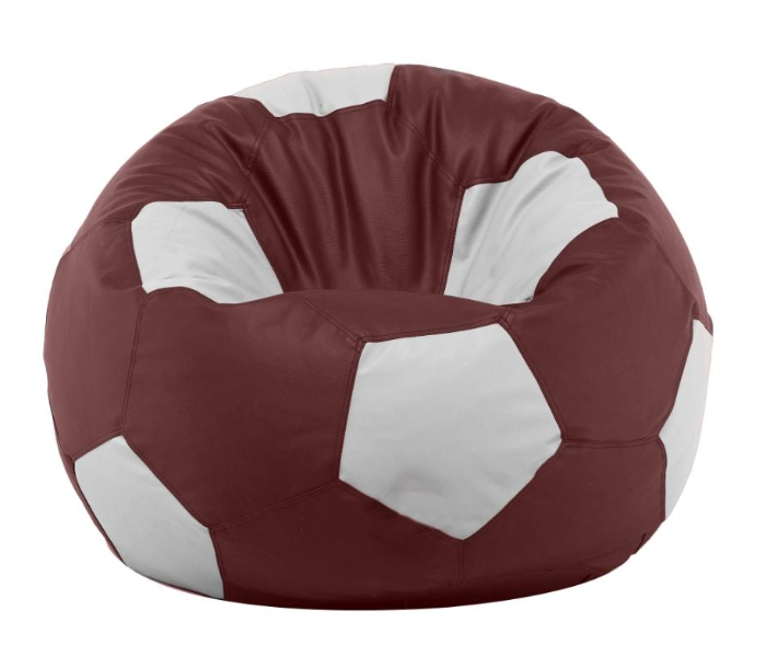 TUD Football XXXL Bean Bag - Brown and Grey - Zoom Image