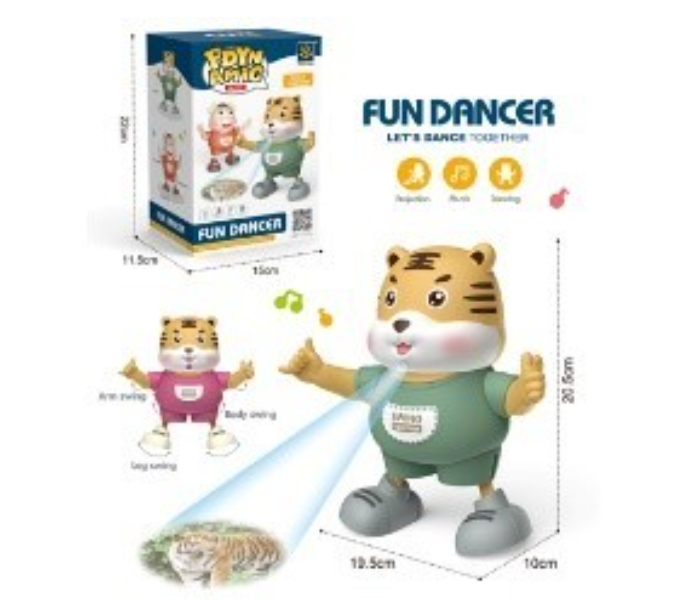 DK1222 Battery Operated Tiger With Light Activity Toy For Kids - Zoom Image