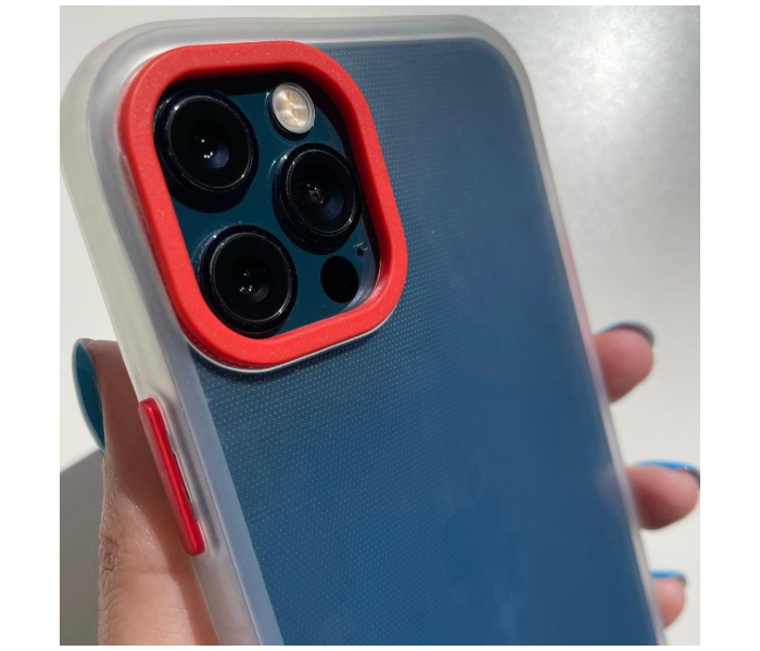 Transparent Case Red Camera Ring Mobile Case For iPhone 11 Pro - Red - Zoom Image 5