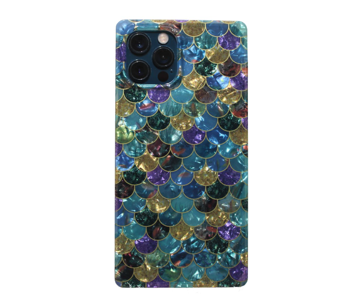 Protective Square Shape Case Art Print Fish Scale Mobile Cases For iPhone 11 - Zoom Image 1