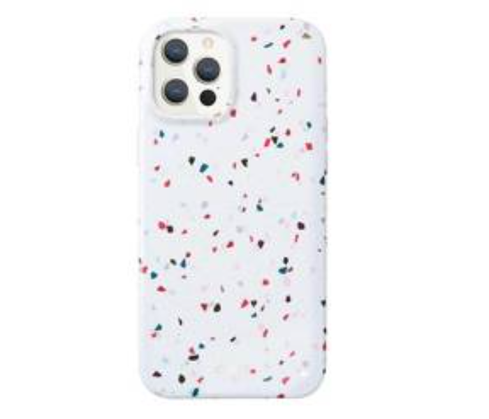 Uniq Coehl Iphone 12 Pro Max Terrazzo Mobile Covers - White - Zoom Image 1