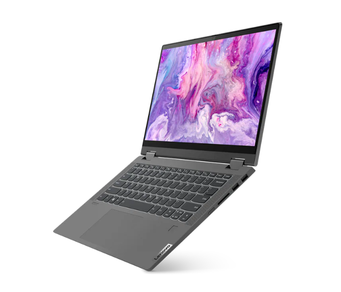 Lenovo 82HS01BEAX Ideapad Flex 5 14ITL05 14 Inch FHD Intel Core i5-1135G7 Processor 8GB DDR4 RAM 256GB SSD Integrated Intel Iris Xe Graphics Windows 11 Home 64 - Grey - Zoom Image 2