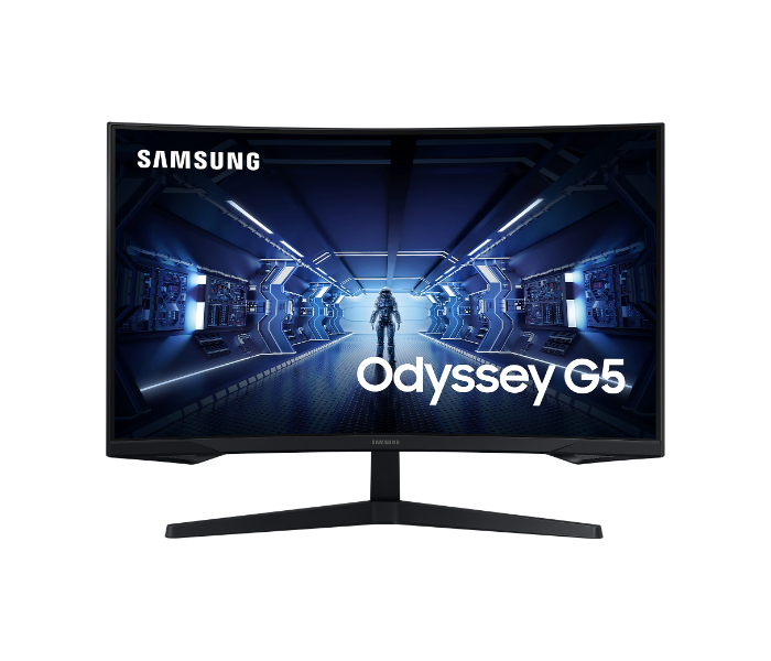 Samsung LC32G55TQWMXUE 32 Inch Odyssey G5 Gaming Monitor With 1000R Curved Screen - Zoom Image 1