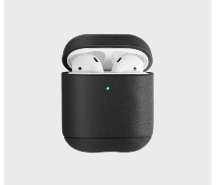 Uniq Terra Geniune Leather Airpods 2019 Snap Case - Black - Zoom Image 3