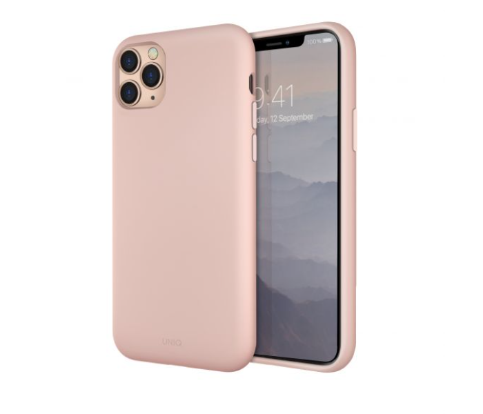 Uniq Hybrid Iphone 11 Pro Lino Hue Mobile Covers - Pink - Zoom Image 1