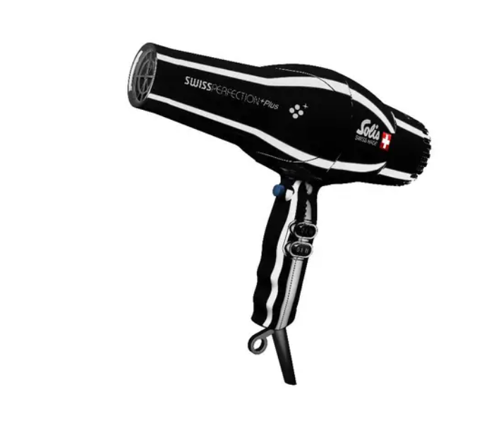 Solis 440 Type 2300 Watts Swiss Perfection Plus Hair Dryer - Black - Zoom Image 2