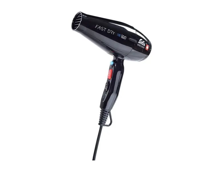 Solis 2200 Watts Fast Dry Hair Dryer - Black - Zoom Image 2