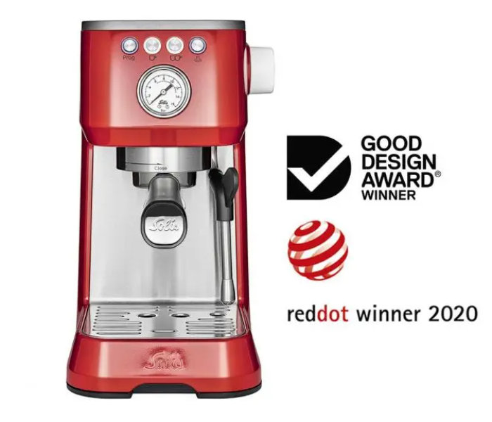 Solis Barista Perfetta Plus Coffee Maker - Red - Zoom Image 1