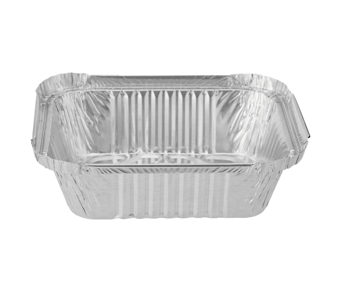 Hotpack PA8325 Pack of 10 Pieces 250ml Aluminum Container - Silver - Zoom Image 2