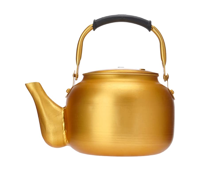  Aluminum 2 Litre Kettle With Backlite Handle Travel Mug - Gold - Zoom Image 1