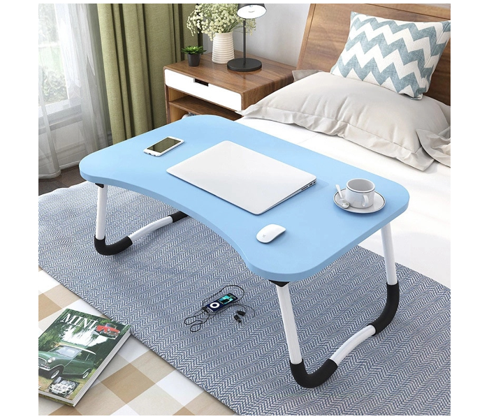 Bed Laptop Table with Cup Holder - Blue - Zoom Image 2