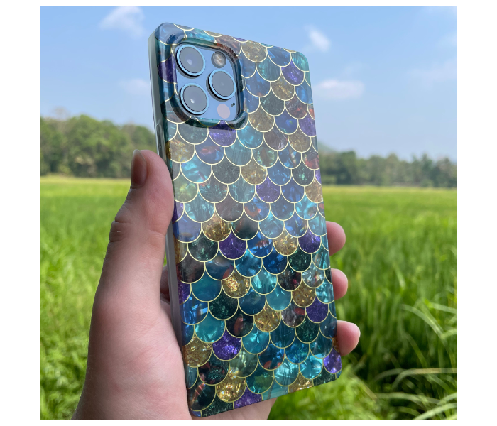 Protective Square Shape Case Art Print Fish Scale Mobile Cases For iPhone 11 Pro Max - Zoom Image 5