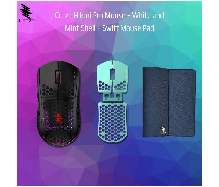 Craze C-HP-MS-M Hikari Pro and Mint Shell with Mousepad - Mint - Zoom Image 1