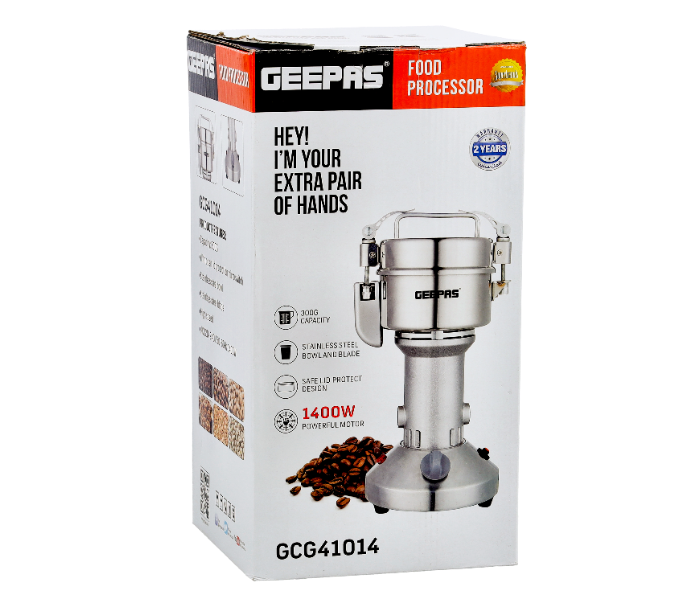 Geepas GCG41014 1400Watts Coffee Grinder - White - Zoom Image 3