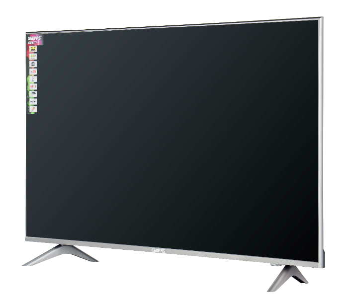 Geepas GLED4058SXHD 40-inch Smart Full HD LED TV - Black - Zoom Image 3