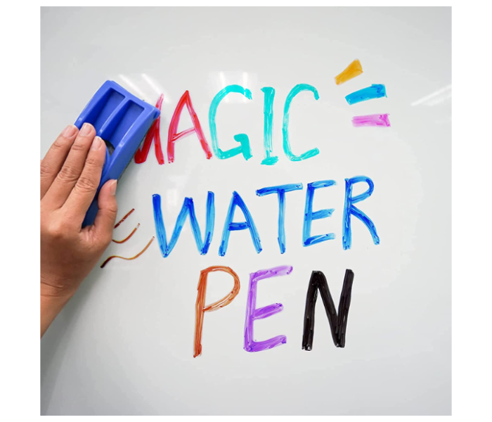 Set of 2 Water Painting Pen-DIY Drawing Floating Pen in Water-Doodle Drawing Pens-Marker Pen with Ceramic Spoon-Color Pen to Hone Children Hands-on Skills 12 Colors - Zoom Image 7