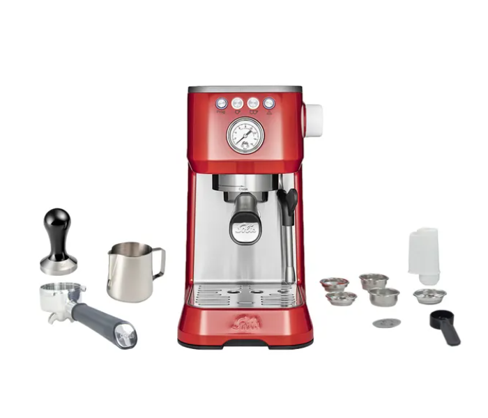 Solis Barista Perfetta Plus Coffee Maker - Red - Zoom Image 3