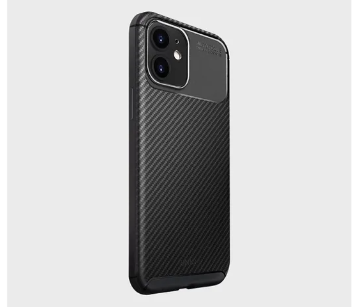 Uniq Hybrid Iphone 12 or 12 Pro Hexa Mobile Covers - Midnight Black - Zoom Image 2