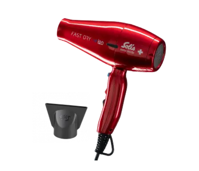 Solis 2200 Watts Fast Dry Hair Dryer - Red - Zoom Image 2