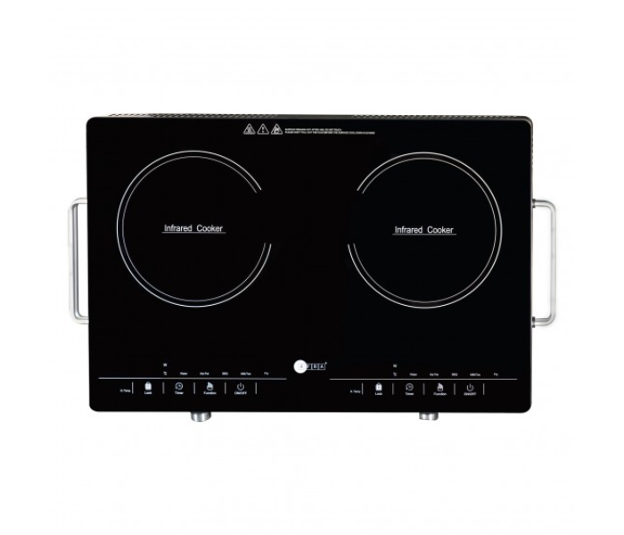 Afra AF-3000ICBK 3000 Watts Double Infrared Cooker - Black and Silver - Zoom Image 4