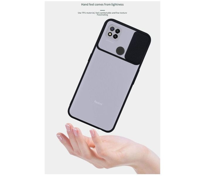 Shockproof Back Cover for Redmi 9C - Black - Zoom Image 3