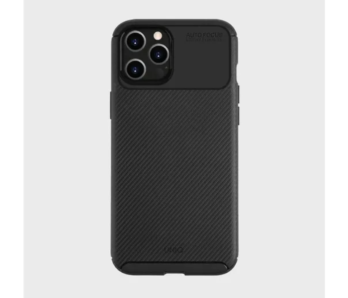 Uniq Hybrid Iphone 12 or 12 Pro Hexa Mobile Covers - Midnight Black - Zoom Image 3