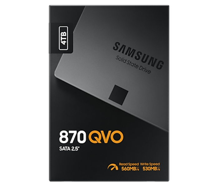 Samsung MZ-77Q4T0BW SSD 870 QVO SATA III 2.5 inch 4TB - Grey - Zoom Image 6